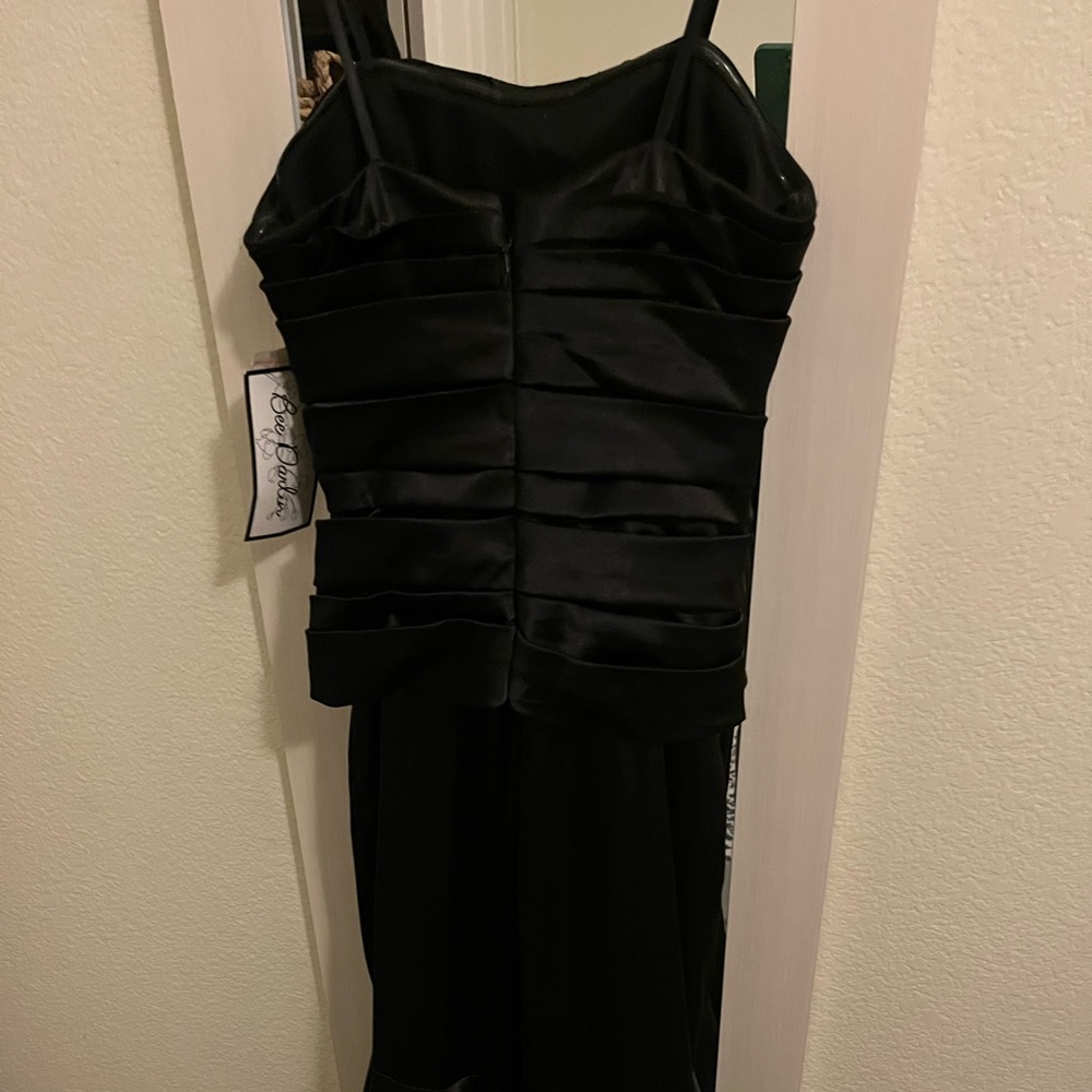 New black sequin spaghetti strap mermaid cocktail dress 5/6 NWT-Clearance!!